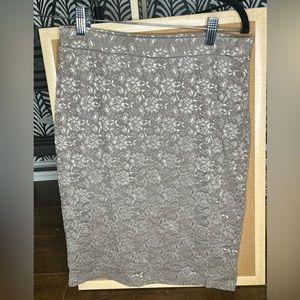 Lace Pencil Skirt